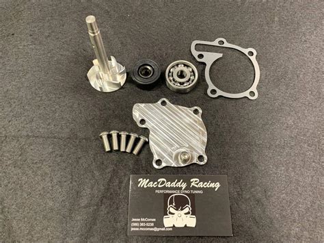 Amazon MacDaddy Racing Water Pump Rebuild Kit And Billet Cover For