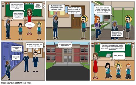 Acoso Escolar Storyboard By 55c103dc