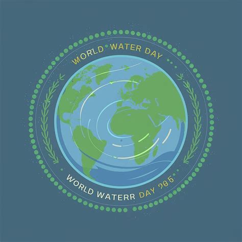 Premium Vector World Water Day Vector Background