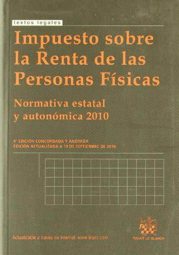 Impuesto sobre la Renta de las Personas Físicas Normativa estatal y