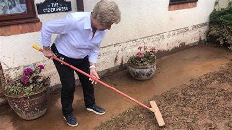 Flood Hit Devon Villagers Plea For Help With Clean Up Bbc News