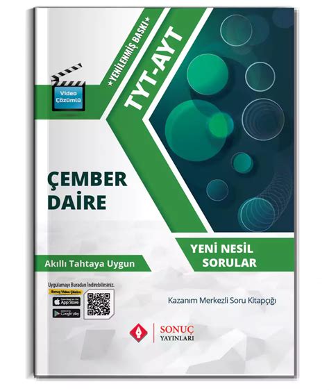 Tyt ayt Çember Daire Sonuç Yayınları 2023 2024