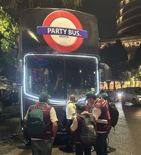 La Jornada Advierte Semovi que en CDMX están prohibidos los Party Bus