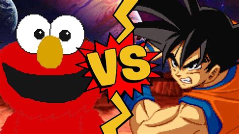 M U G E N Battles Elmo Vs Goku Sesame Street Vs Dragon Ball Z