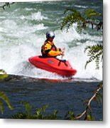 Kayaking in Raging River Photograph by Bobbee Rickard - Fine Art America