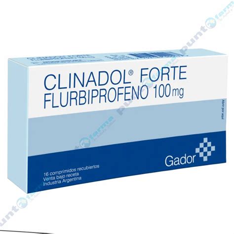 Clinadol Forte Flurbiprofeno Mg Cont Comprimidos Recubiertos