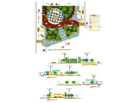 Parc Urbain Dans Autocad Téléchargement Cad Gratuit 2 41 Mb Bibliocad