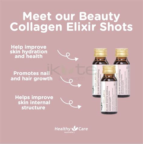 Nước Collagen Healthy Care Beauty Collagen Elixir Shots Ikute