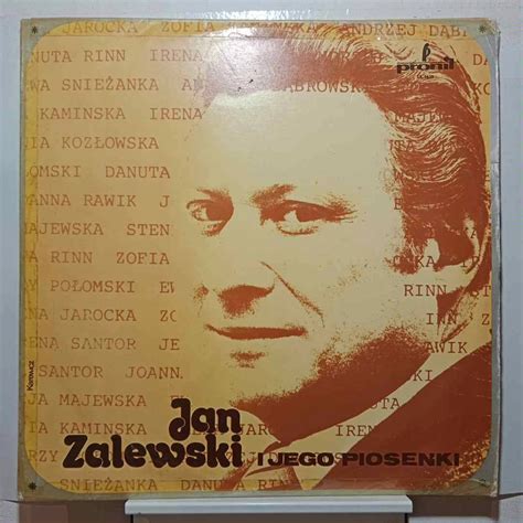 Winyl Various Jan Zalewski I Jego Piosenki LP Czyt Opis EX