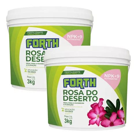 Kit De Fertilizantes Forth Desert Rose 2 Unidades 3 Kg Para