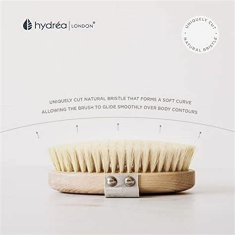 Hydrea London Professional Spa Body Brush Natural Bristle Farmacyroom