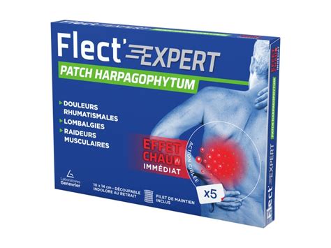 Flect Expert Patch Harpagophytum Effet Chaud Imm Diat X Cm Patchs