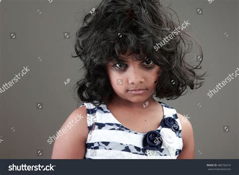 Little Girl Messy Hair Frustrated Look Stock Photo 480756319 | Shutterstock