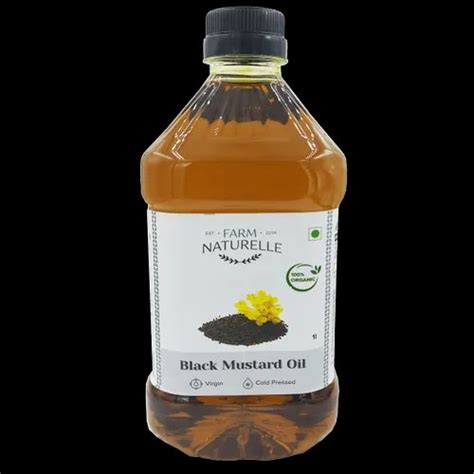 Farm Naturelle Organic Cold Pressed Mustard Oil1ltr Moq 30lit Can