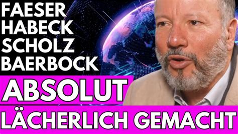 Markus Krall Nimmt Habeck Scholz Faeser Und Baerbock Komplett Aufs