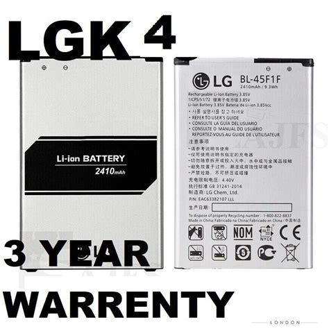 Genuine Lg Battery For Lg K Lte K E Mah Battery Bl Jh Lg K Bl