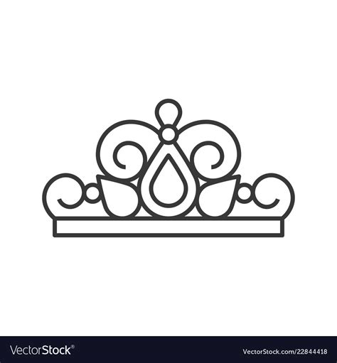 Princess Crown Outline