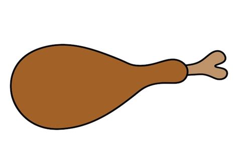 Turkey Leg Clipart High Quality Images For Thanksgiving And Food Designs