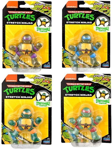 Character Group Tmnt Mini Ninja Stretch Figures Assortment