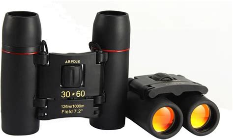 Компактный маленький бинокль ARPDJK 30x60, мощный складной телескоп с ...