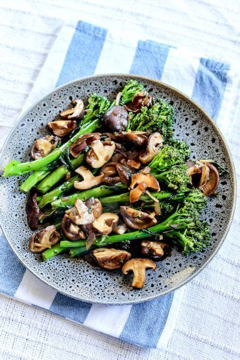 Broccolini Mushroom Stir Fry Recipe Broccolini Mushroom Stir Fry