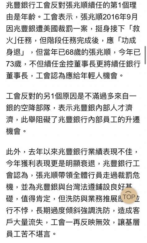 新聞 兆豐公會反對張兆順續任董事長 Ptt Hito