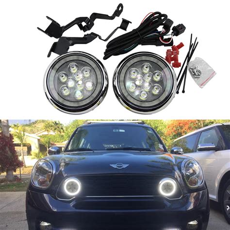 2x Halo LED Feux Diurnes angel eye lumière rallye Pour MINI Cooper tous