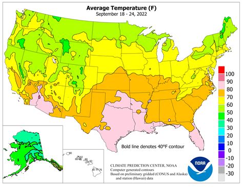 USA Climate Map | Printable Map Of USA