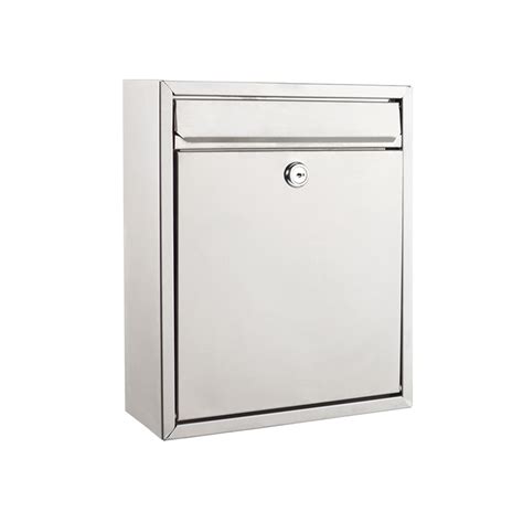 Sandleford Napoli Stainless Steel Wall Mount Letterbox Bunnings Warehouse