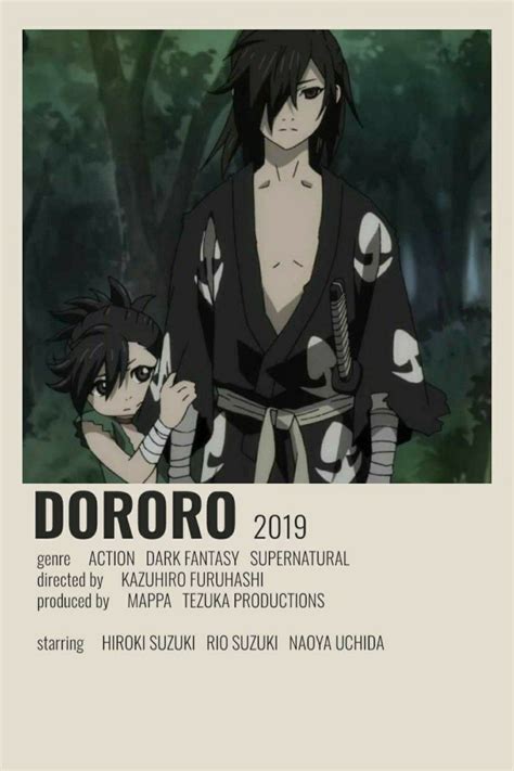 Dororo Minimalist Poster Anime Harem Good Anime To Watch Anime