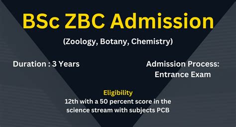 Bsc Zbc Admission 2024 Eligibility Full Form Syllabus Top Colleges