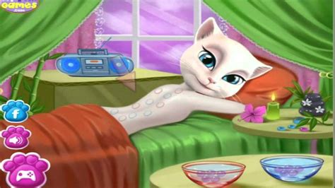 Talking Angela Spa Day Youtube