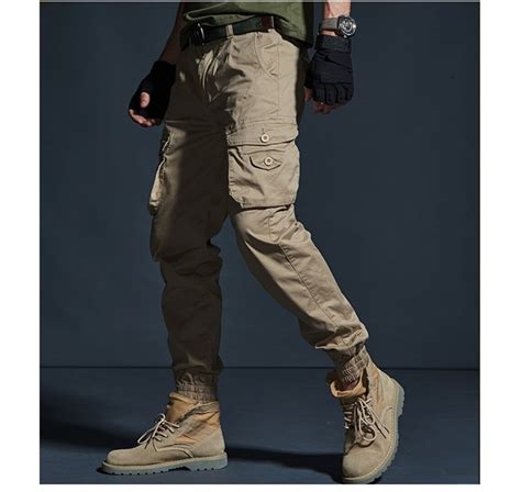 High Quality Khaki Casual Pants Men Military Tactical Joggers Etsy