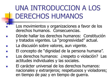 Ppt Una Introduccion A Los Derechos Humanos Powerpoint Presentation Free Download Id3494210