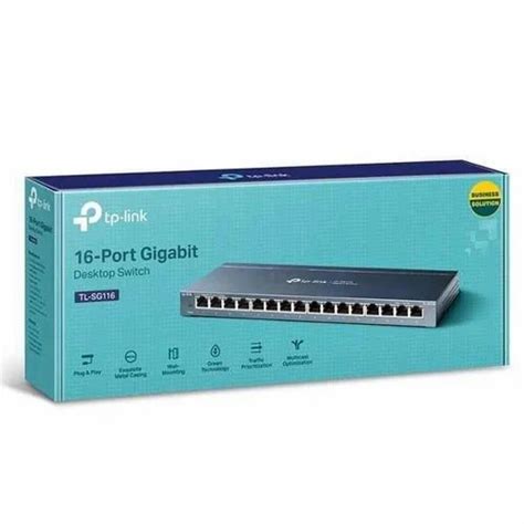 D Link 16 Port Gigabit Desktop Switch, LAN Capable, Dark Grey at ₹ 3400 ...
