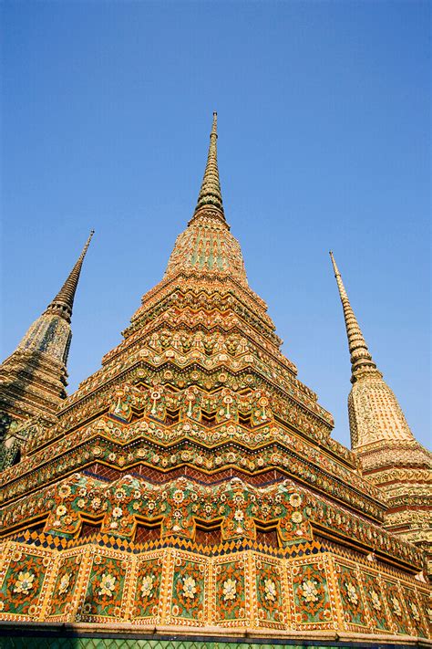 Wat Pho Tempel Des Liegenden Buddha Bild Kaufen Lookphotos