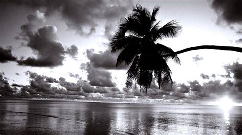 Black White Sunset Beach Wallpapers HD / Desktop and Mobile Backgrounds