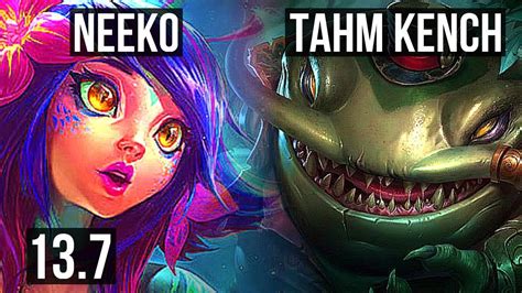 Neeko Vs Tahm Kench Top Rank 3 Neeko 6 Solo Kills 400 Games Tr