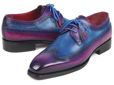 Mens Purple Dress Shoes Oxfords Mens Luxury Footwear By Paul Parkman