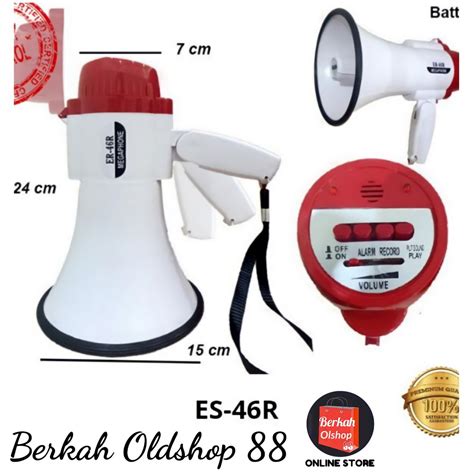 Jual Toa Pengeras Suara Megaphone Ealsem Es Shopee Indonesia