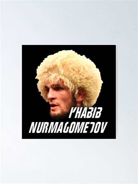 Khabib Nurmagomedov The Eagle Fan ART Mixed Martial Artist MMA