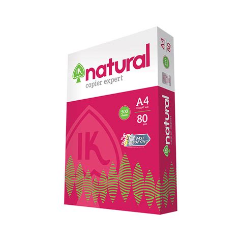 Ofiskita Ik Natural A4 Paper 70gsm 80gsm 500 Sheets 5 Reams