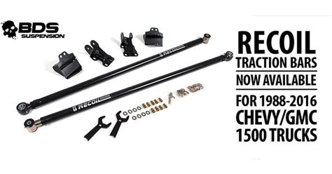 Bds Suspension Recoil Traction Bars For Long Bed Ford Super Duty