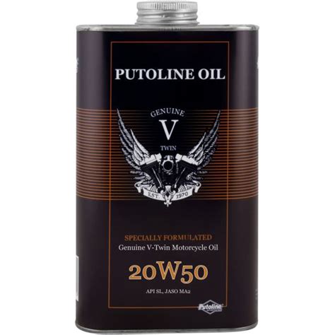 V Twin 20w 50 Oil 1000ml Putoline Oils Synthetic Oil Harley Davidson