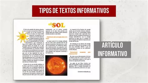 Recordando Textos Informativos Profe Social