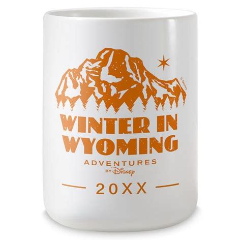 Adventures By Disney Winter In Wyoming Coffee Mug Customizable