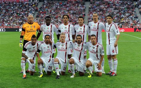 AC Milan Team Picture Soccer Star Italy Milano 1080P Wallpaper