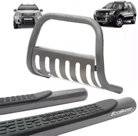 Kit Estribo Tubular Quebra Mato Grafite Ecosport 2003 2012 MercadoLivre