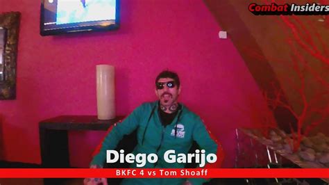 Bkfc 4 Pre Fight Interview Diego Garijo Youtube