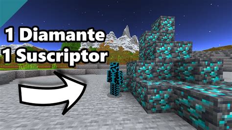 Minando Un Diamante Por Cada Suscriptor En Minecraft Bedrock YouTube